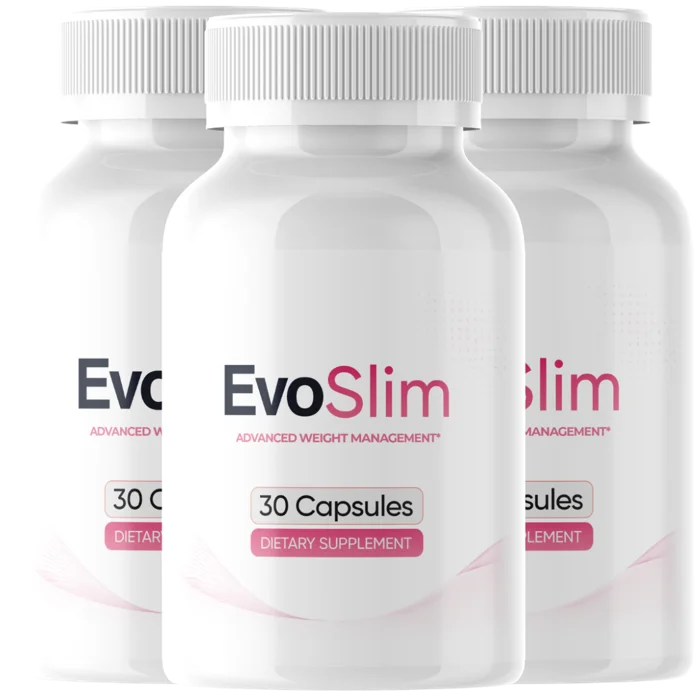 EVOSLIM dietary supplement bottles